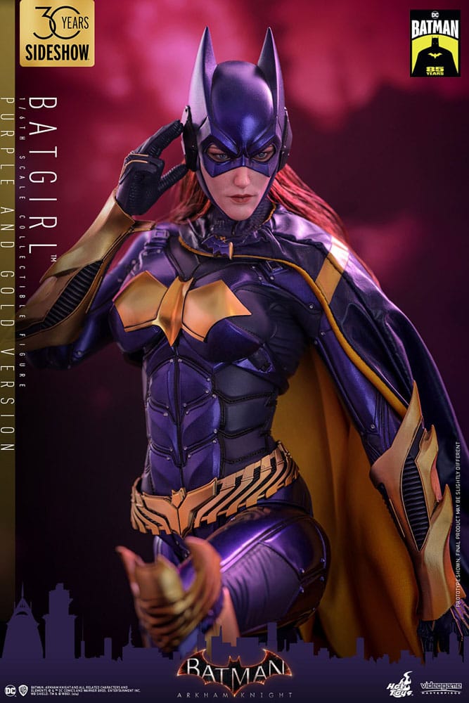 Batman Arkham Knight Videogame Masterpiece Actionfigur 1/6 Batgirl (Purple and Gold Version) Exclusive 30 cm