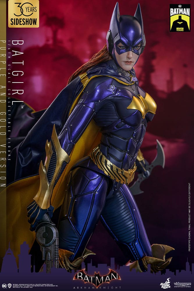 Batman Arkham Knight Videogame Masterpiece Actionfigur 1/6 Batgirl (Purple and Gold Version) Exclusive 30 cm