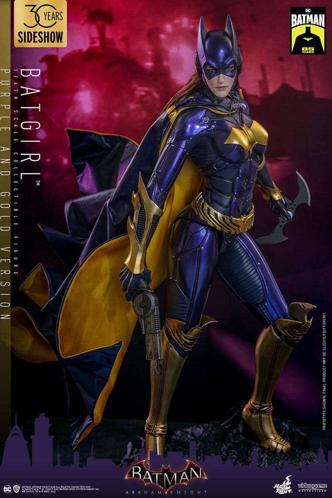Batman Arkham Knight Videogame Masterpiece Actionfigur 1/6 Batgirl (Purple and Gold Version) Exclusive 30 cm