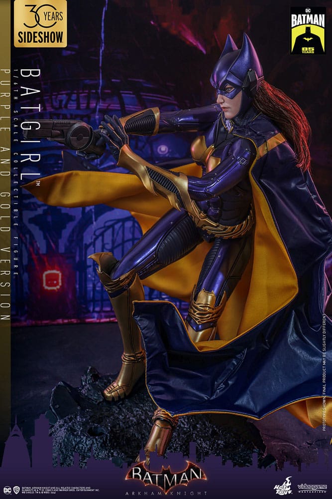 Batman Arkham Knight Videogame Masterpiece Actionfigur 1/6 Batgirl (Purple and Gold Version) Exclusive 30 cm