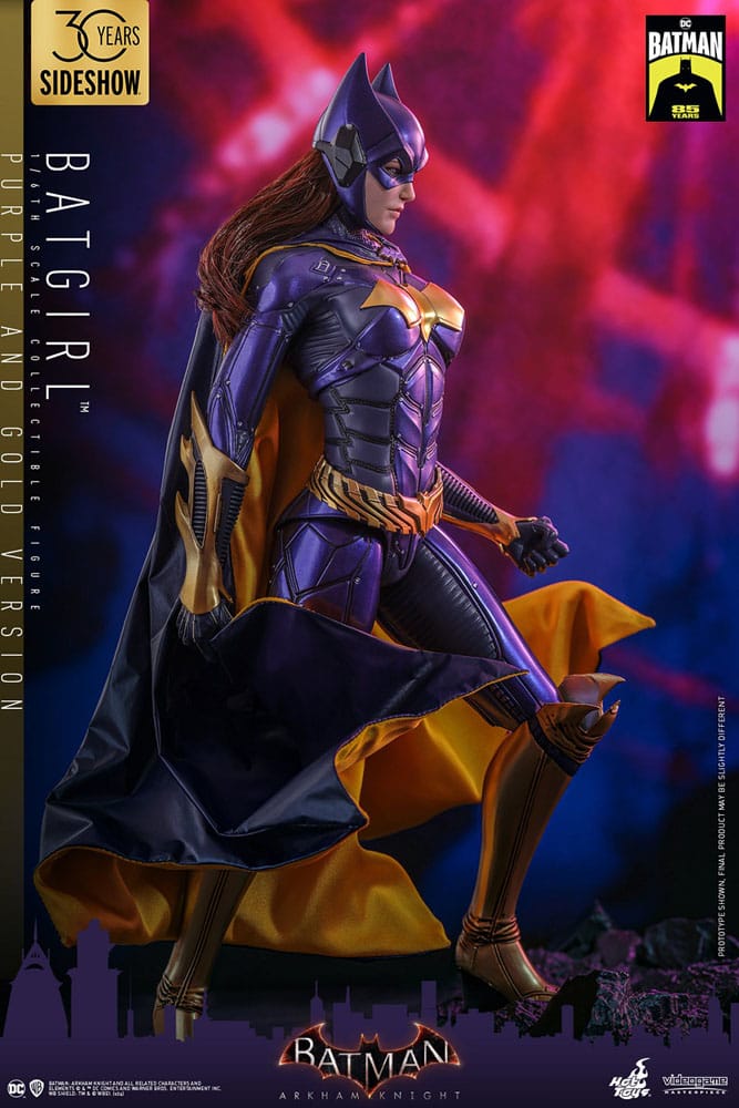 Batman Arkham Knight Videogame Masterpiece Actionfigur 1/6 Batgirl (Purple and Gold Version) Exclusive 30 cm