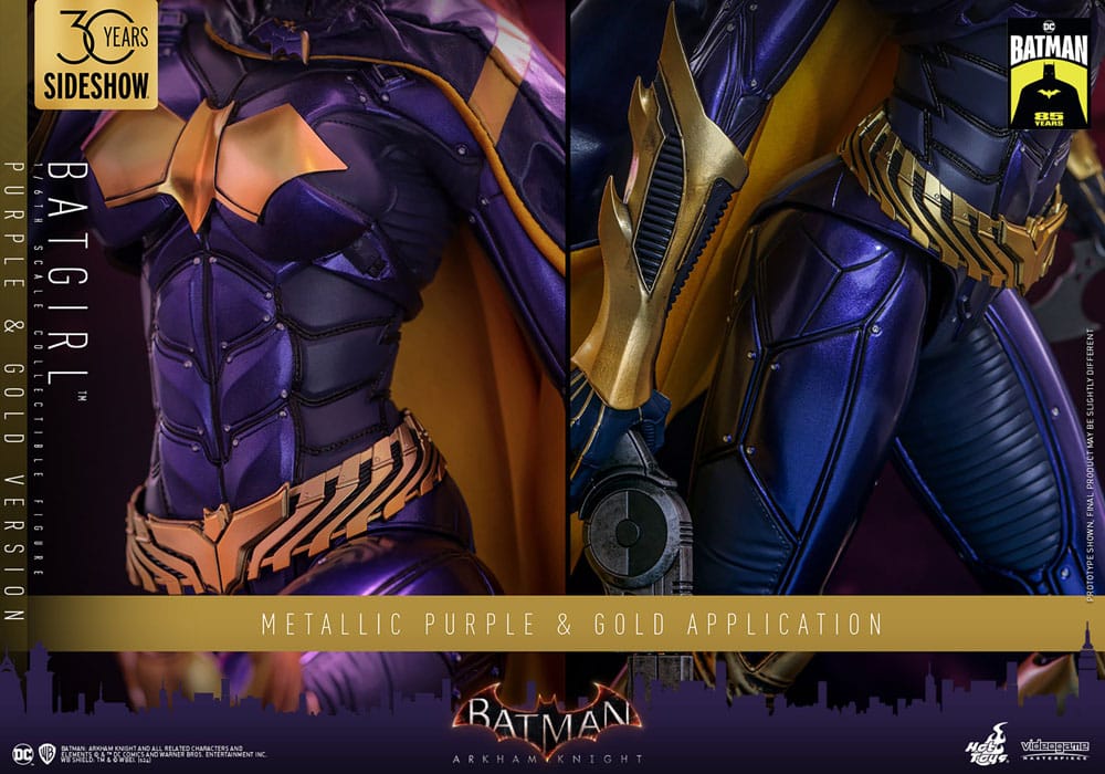Batman Arkham Knight Videogame Masterpiece Actionfigur 1/6 Batgirl (Purple and Gold Version) Exclusive 30 cm