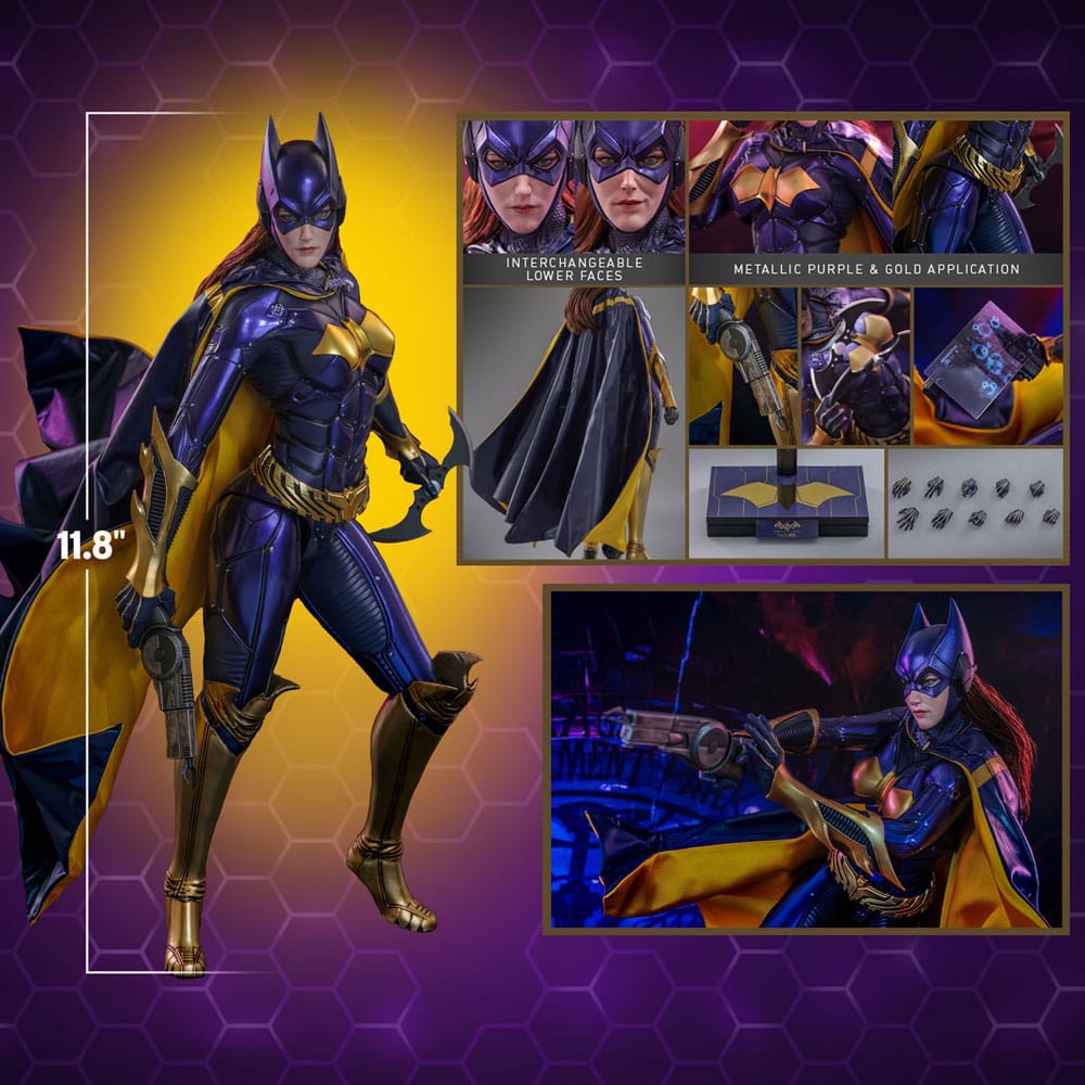 Batman Arkham Knight Videogame Masterpiece Actionfigur 1/6 Batgirl (Purple and Gold Version) Exclusive 30 cm