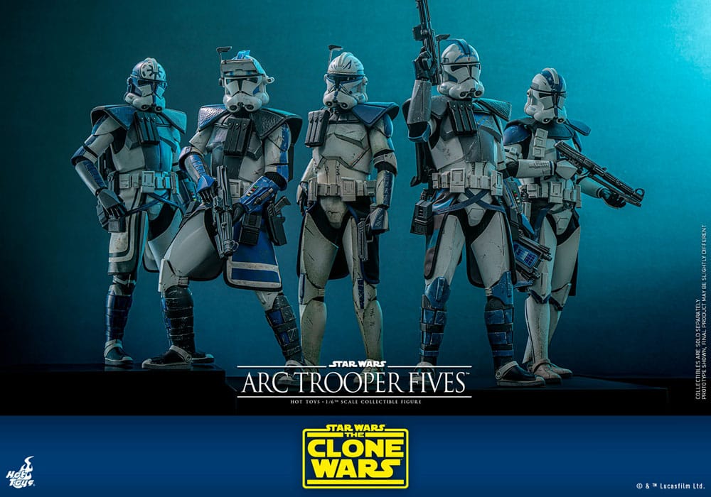 Star Wars: The Clone Wars Actionfigur 1/6 Arc Trooper Fives 30 cm
