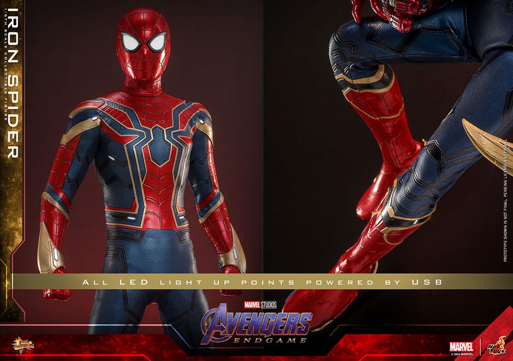 Avengers: Endgame Movie Masterpiece Actionfigur 1/6 Iron Spider 28 cm