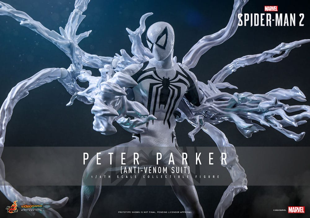 Spider-Man 2 Video Game Masterpiece Actionfigur 1/6 Peter Parker (Anti-Venom Suit) 30 cm