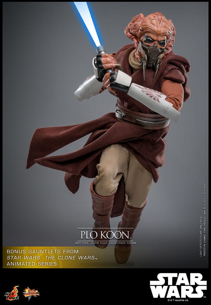 Star Wars Movie Masterpiece Actionfigur 1/6 Plo Koon 31 cm