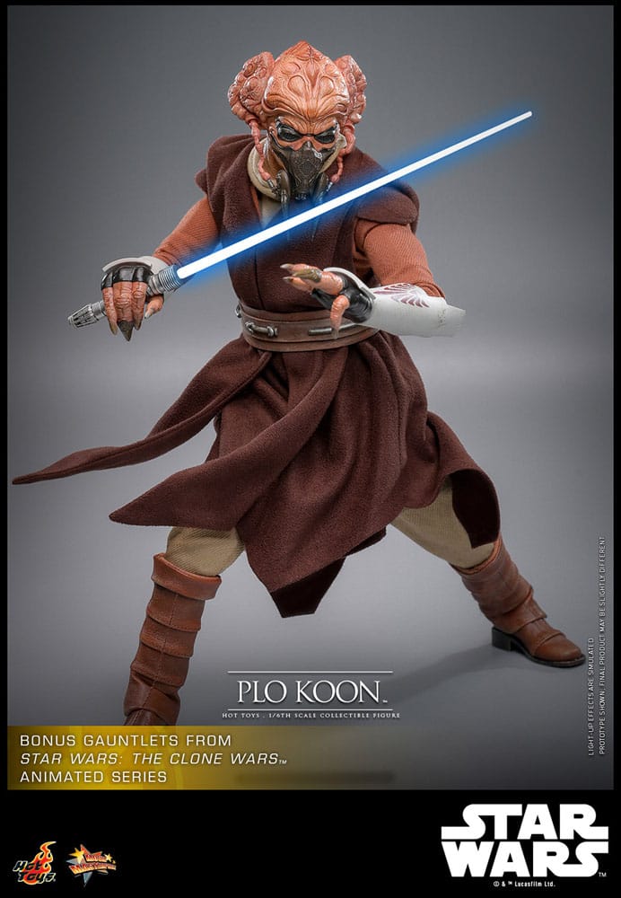 Star Wars Movie Masterpiece Actionfigur 1/6 Plo Koon 31 cm