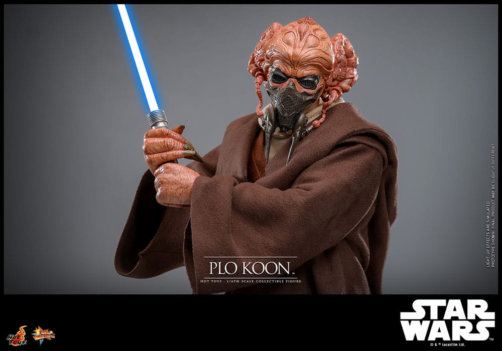 Star Wars Movie Masterpiece Actionfigur 1/6 Plo Koon 31 cm