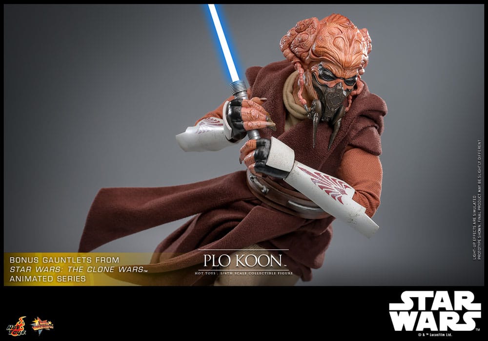 Star Wars Movie Masterpiece Actionfigur 1/6 Plo Koon 31 cm