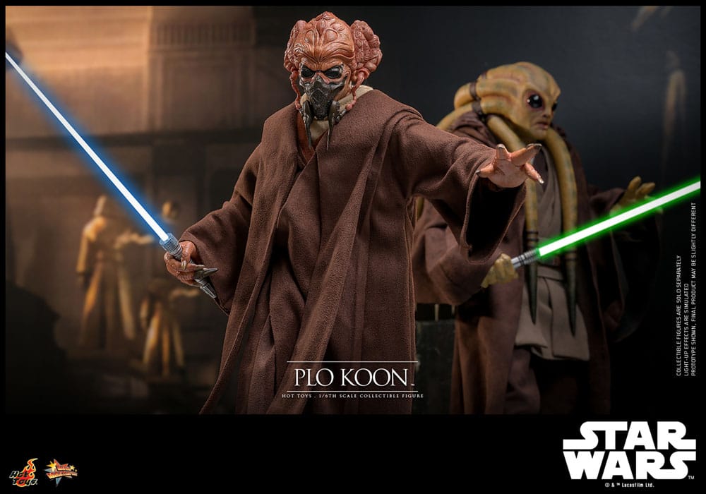 Star Wars Movie Masterpiece Actionfigur 1/6 Plo Koon 31 cm