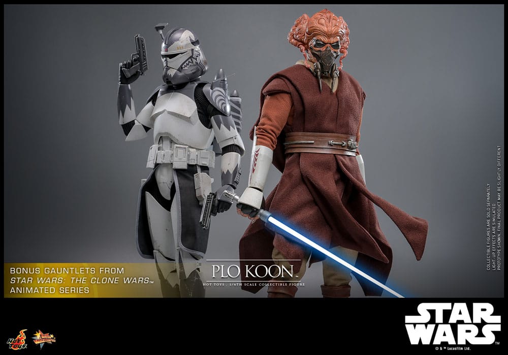 Star Wars Movie Masterpiece Actionfigur 1/6 Plo Koon 31 cm