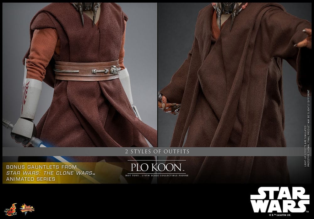 Star Wars Movie Masterpiece Actionfigur 1/6 Plo Koon 31 cm