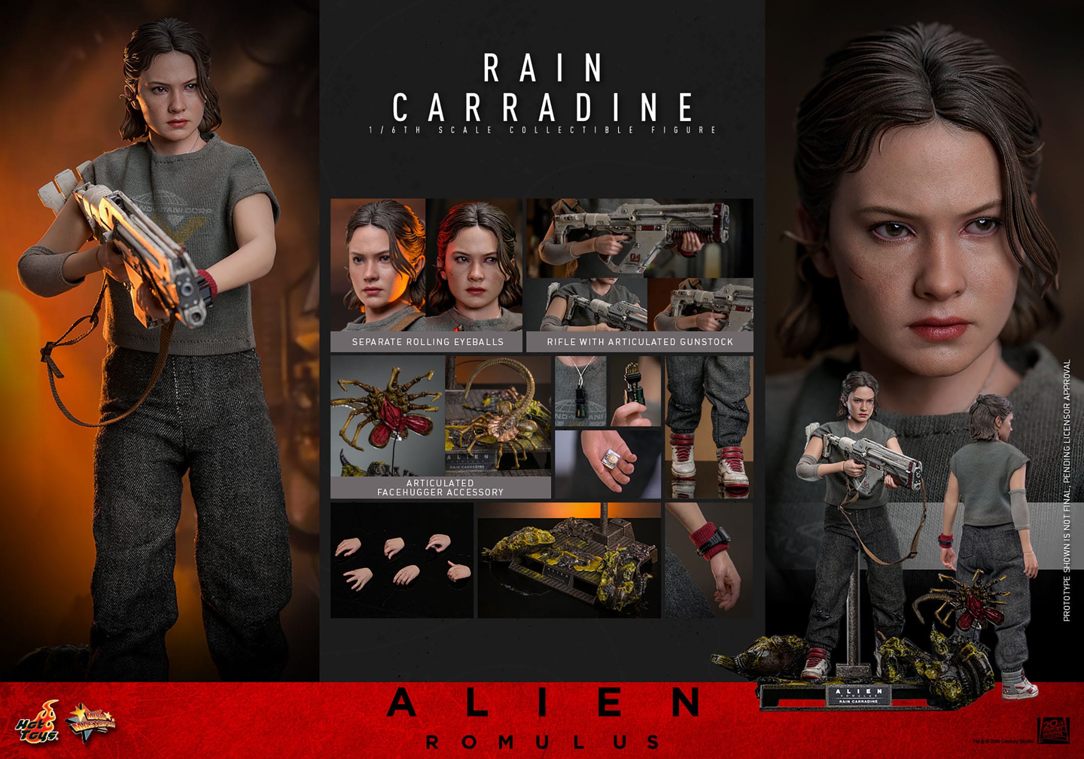 Alien: Romulus Movie Masterpiece Actionfigur 1/6 Rain Carradine 26 cm