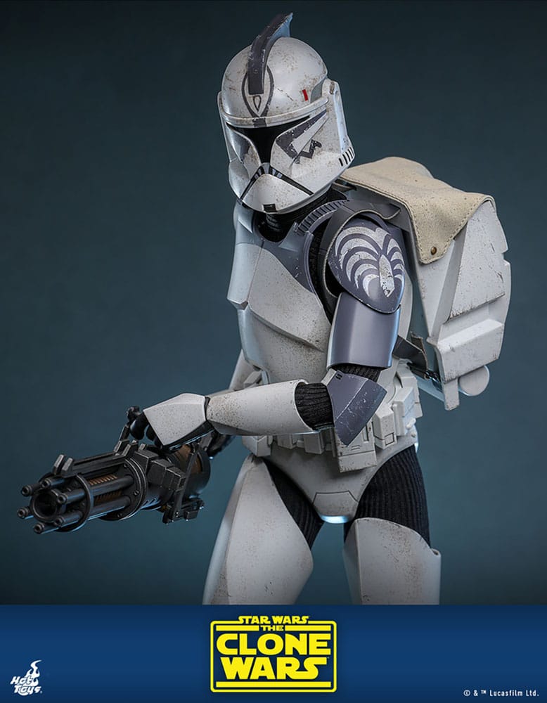 Star Wars The Clone Wars Actionfigur 1/6 104th Battalion Wolfpack Clone Trooper Deluxe Version 30 cm