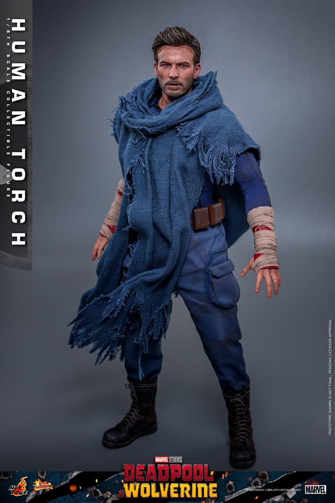Deadpool & Wolverine Movie Masterpiece Actionfigur 1/6 Human Torch 31 cm
