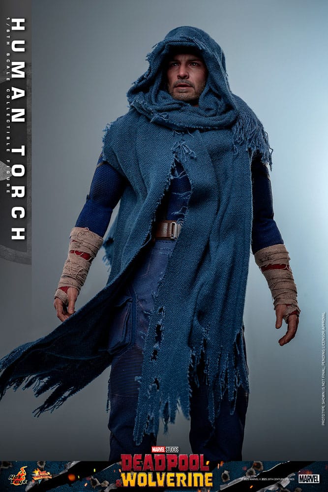 Deadpool & Wolverine Movie Masterpiece Actionfigur 1/6 Human Torch 31 cm