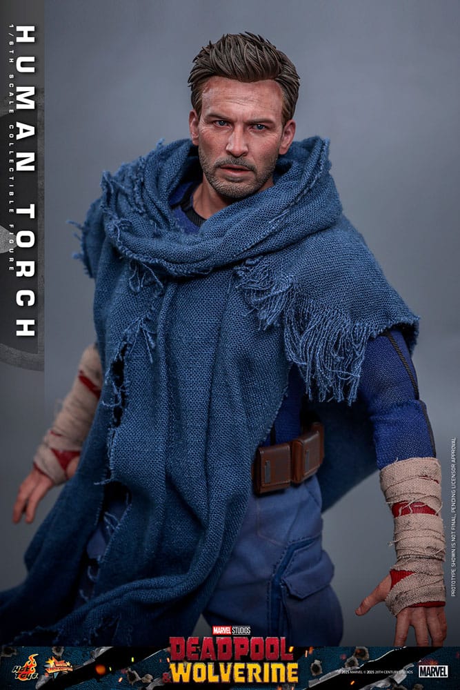 Deadpool & Wolverine Movie Masterpiece Actionfigur 1/6 Human Torch 31 cm