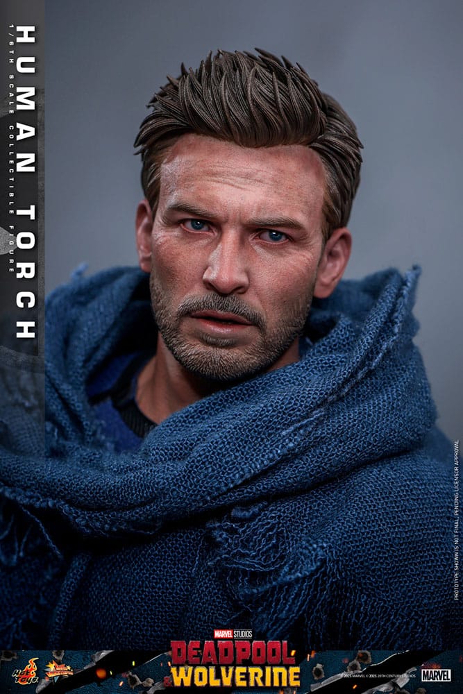 Deadpool & Wolverine Movie Masterpiece Actionfigur 1/6 Human Torch 31 cm