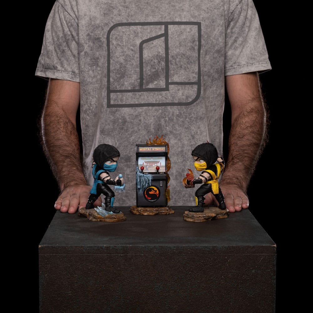 Mortal Kombat Mini Co. PVC Figuren Scorpion vs. Subzero Arcade Set 15 cm