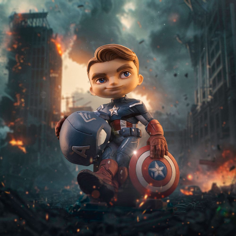 Avengers Infinity Saga Mini Co. PVC Figur Captain America 14 cm