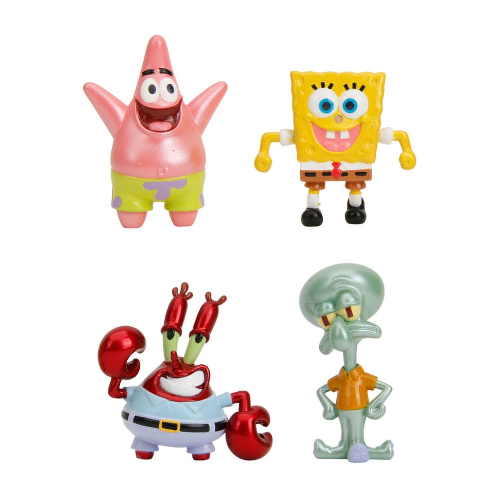 Spongebob Schwammkopf Nano Metalfigs Diecast Minifiguren 4-er Pack Wave 1 4 cm