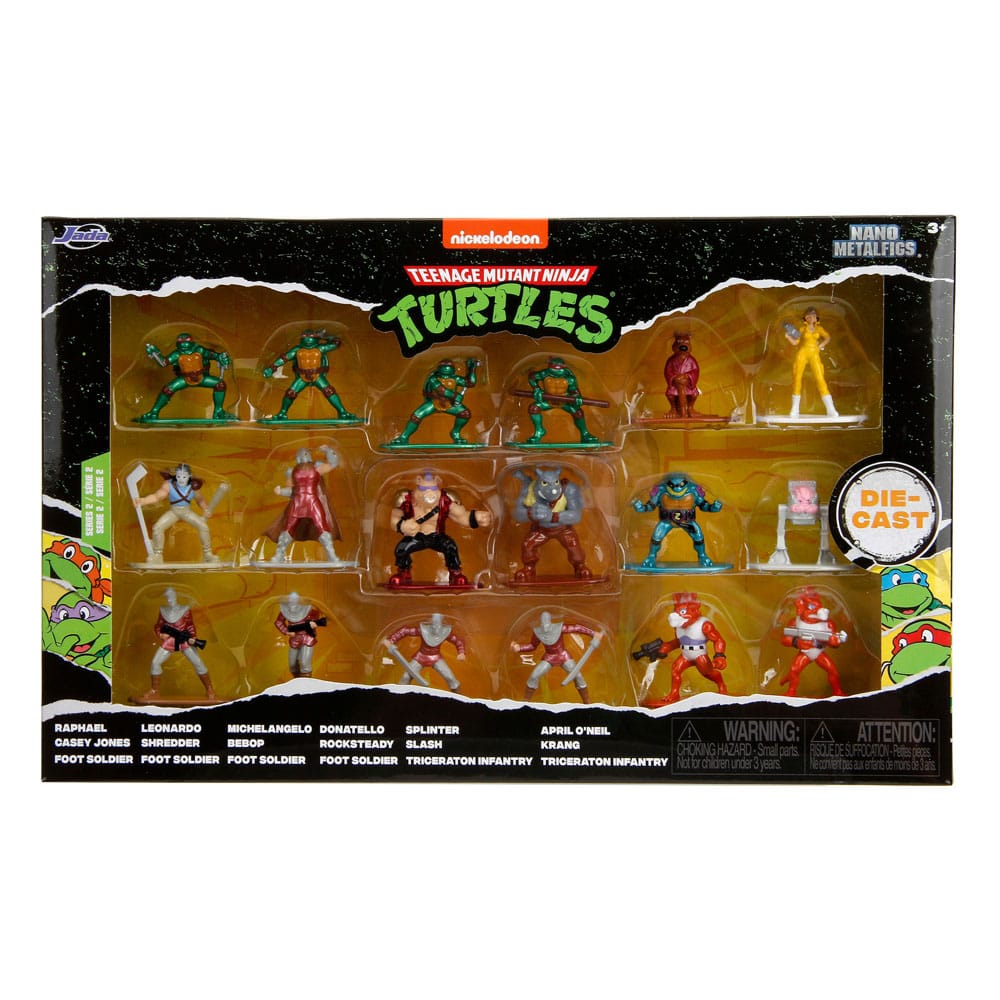 Teenage Mutant Ninja Turtles Nano Metalfigs Diecast Minifiguren 18-er Pack Wave 2 4 cm
