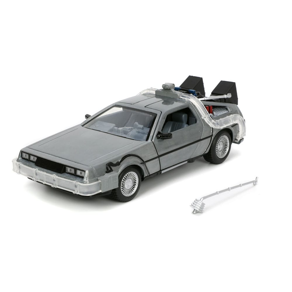 Back to the Future Hollywood Rides Diecast Modell 1/24 Back to the Future 1 Time Machine