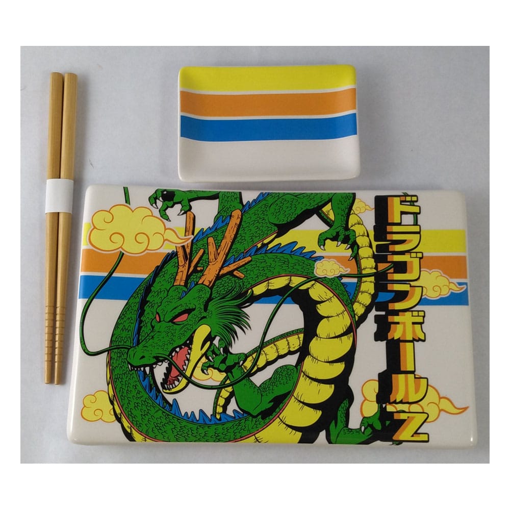 Dragon Ball Z Keramik Sushi Set mit Essstäbchen Shenron