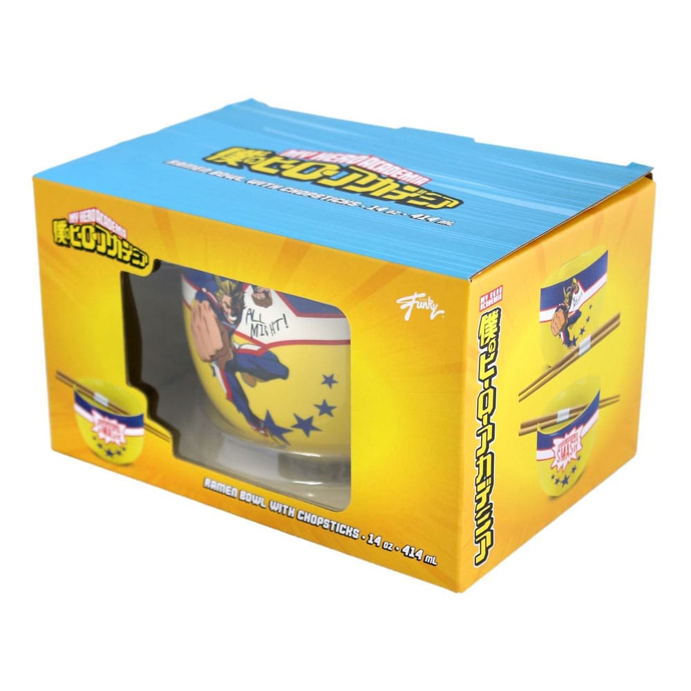 My Hero Academia Ramen-Schüssel mit Stäbchen All Might 414 ml