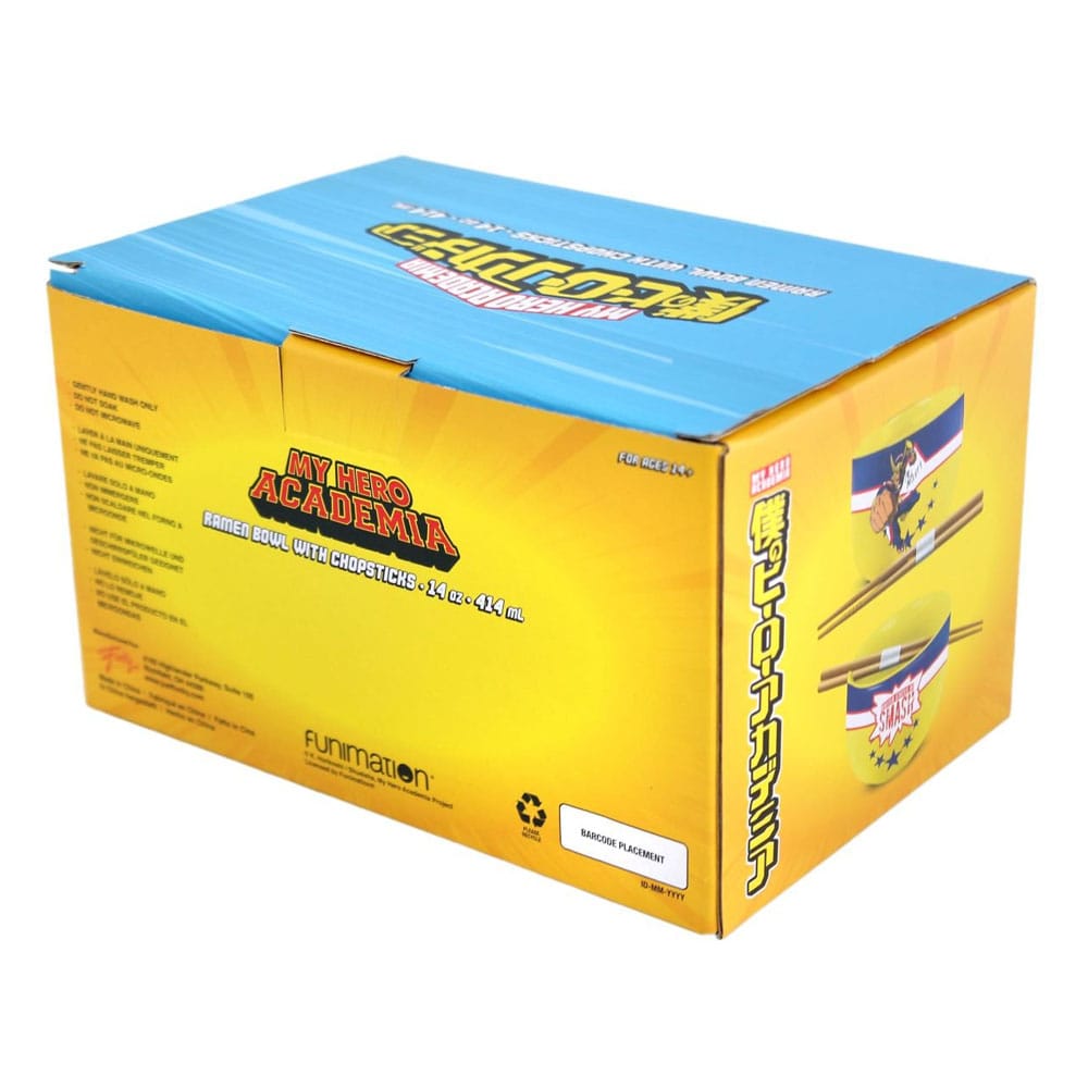 My Hero Academia Ramen-Schüssel mit Stäbchen All Might 414 ml