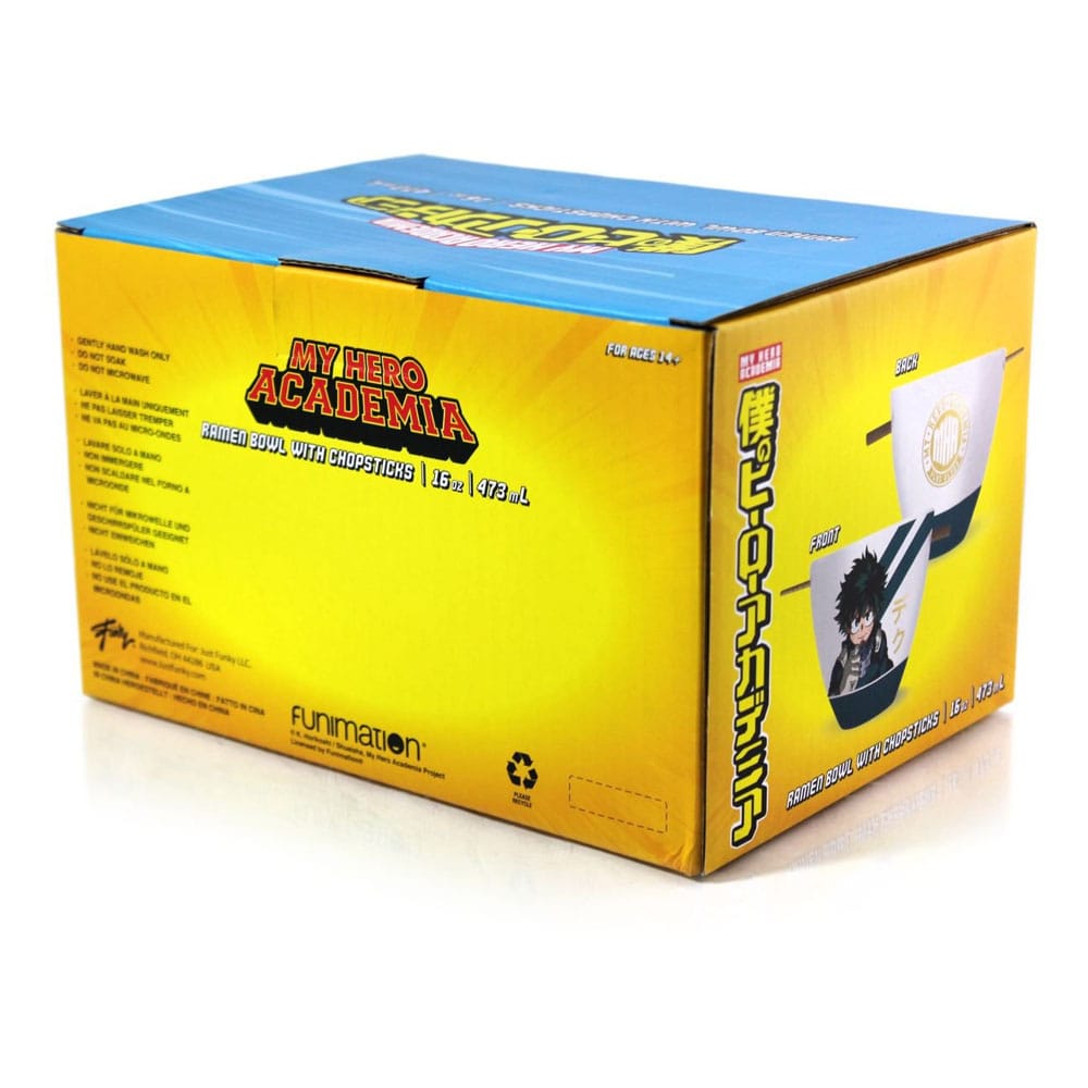 My Hero Academia Ramen-Schüssel mit Stäbchen Izuku Midoriya 473 ml