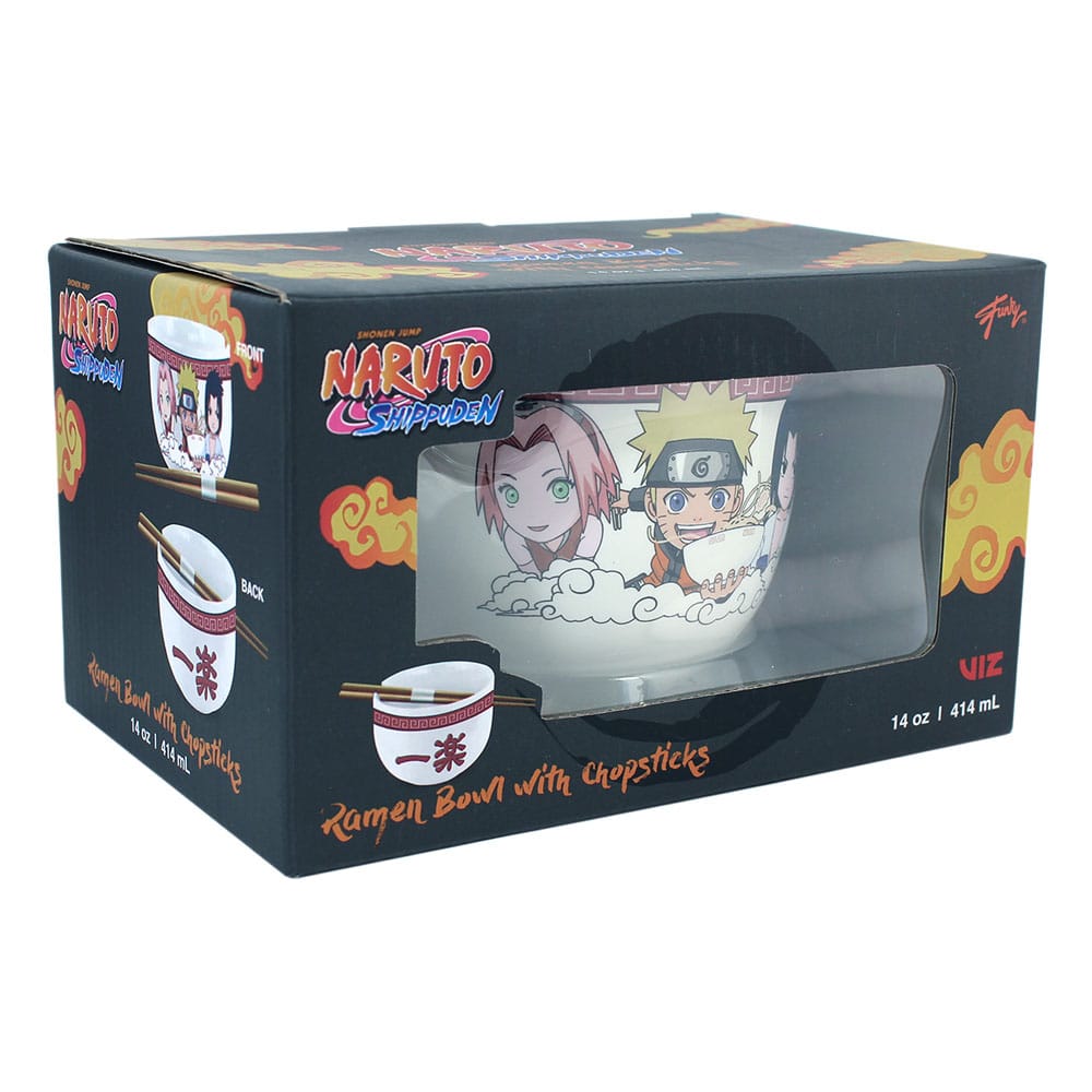 Naruto Shippuden Ramen-Schüssel mit Stäbchen Team Seven 414 ml