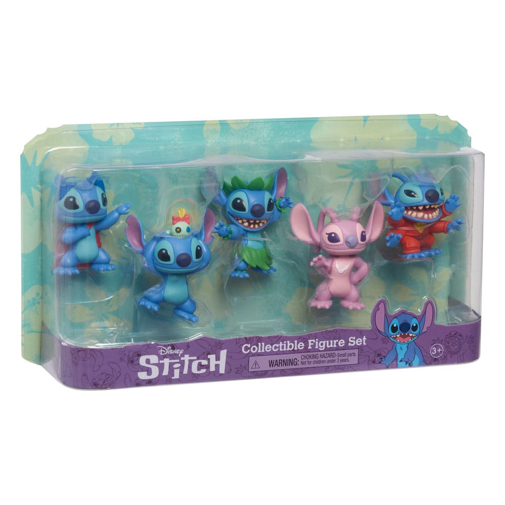 Lilo & Stitch Minifiguren 5er-Pack Stitch Collectible Figure Set 7 cm