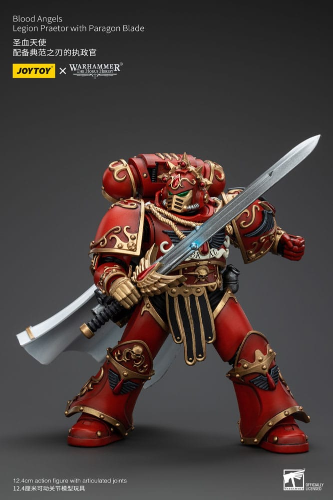 Warhammer The Horus Heresy Actionfigur 1/18 Blood Angels Legion Praetor with Paragon Blade 13 cm