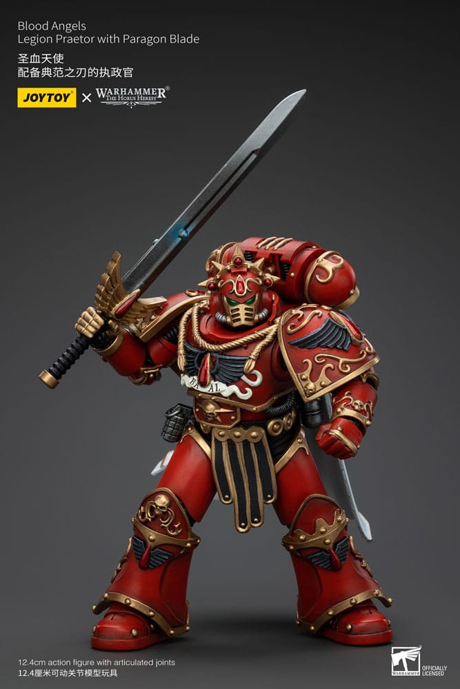 Warhammer The Horus Heresy Actionfigur 1/18 Blood Angels Legion Praetor with Paragon Blade 13 cm