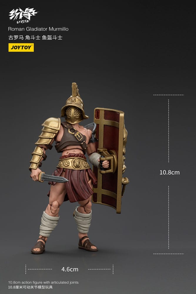 Strife Actionfigur 1/18 Roman Gladiator Murmillo 11 cm