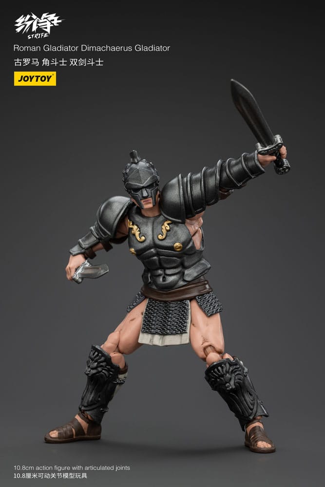 Strife Actionfigur 1/18 Roman Gladiator Dimachaerus Gladiator 11 cm