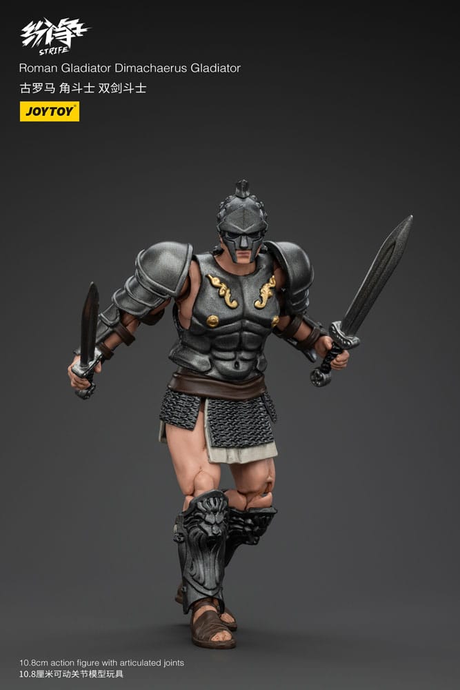 Strife Actionfigur 1/18 Roman Gladiator Dimachaerus Gladiator 11 cm