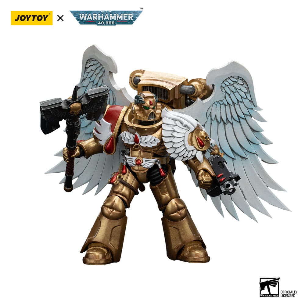 Warhammer The Horus Heresy Actionfigur 1/18 Blood Angels Sanguinary Guard with Encarmine Axe 12 cm