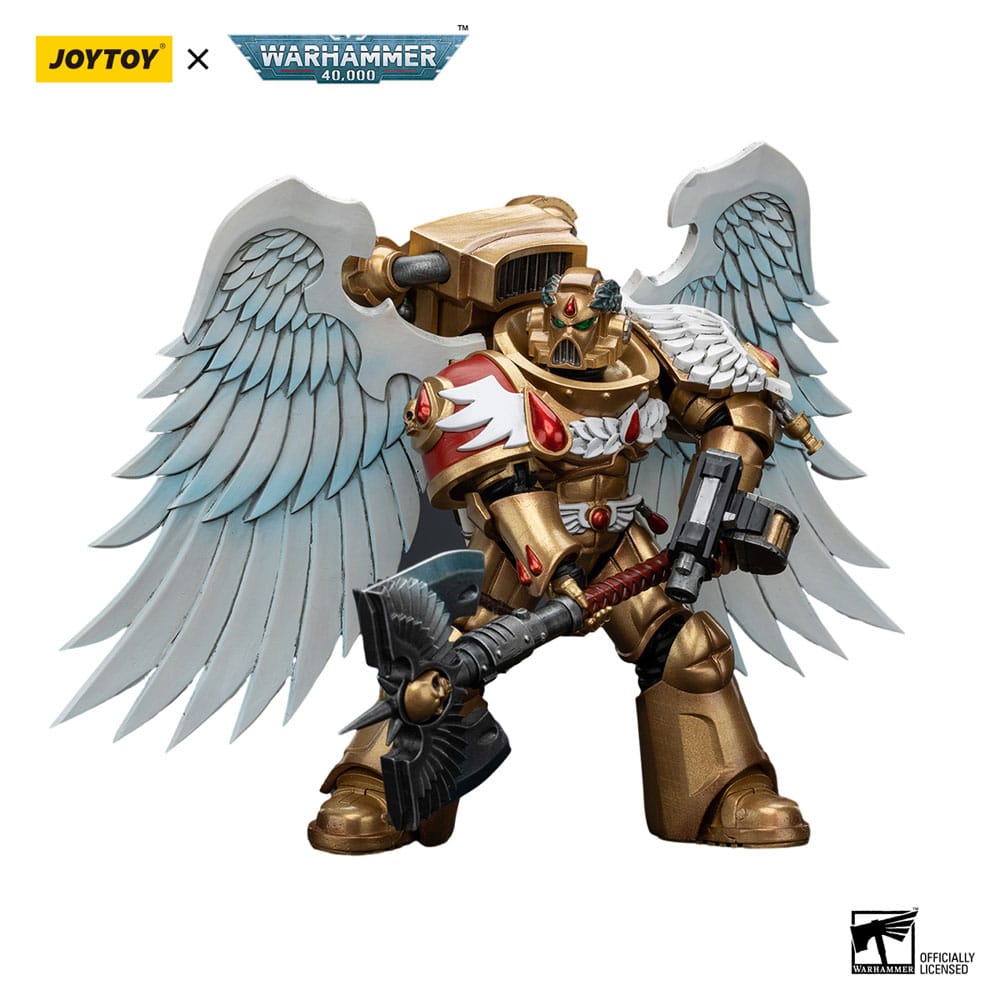 Warhammer The Horus Heresy Actionfigur 1/18 Blood Angels Sanguinary Guard with Encarmine Axe 12 cm