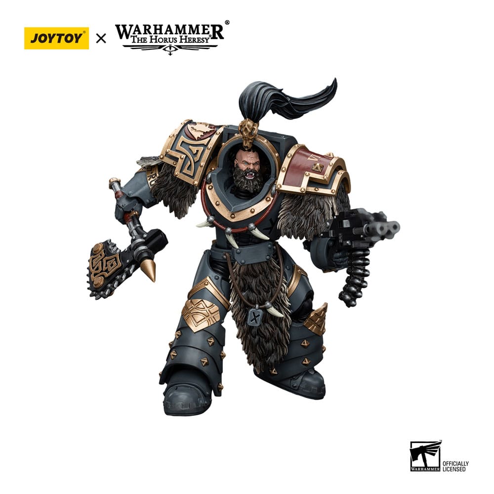 Warhammer The Horus Heresy Actionfigur 1/18 Space Wolves Varagyr Wolf Guard Squad Varagyr Thegn 12 cm