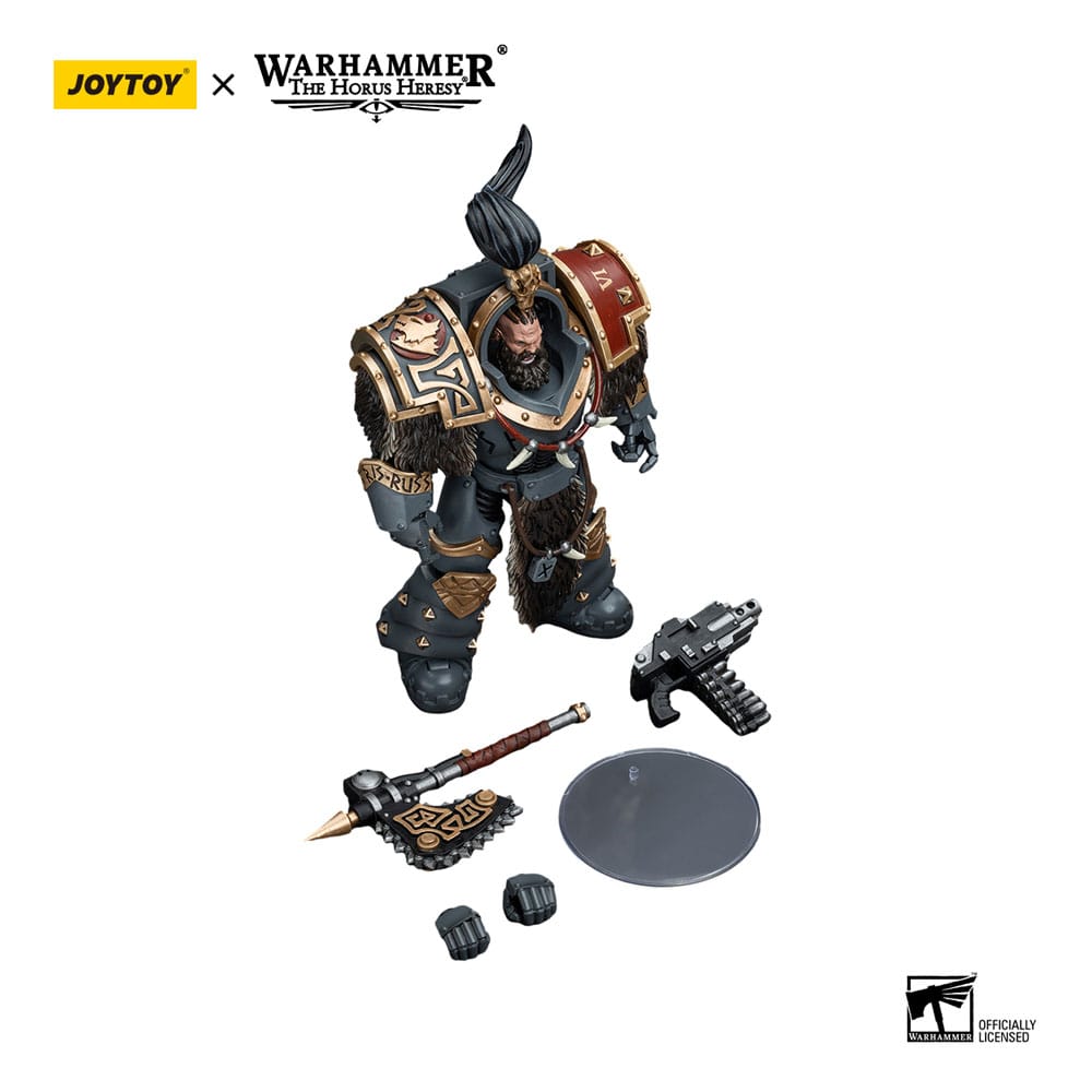 Warhammer The Horus Heresy Actionfigur 1/18 Space Wolves Varagyr Wolf Guard Squad Varagyr Thegn 12 cm