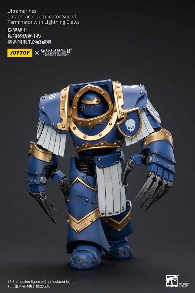 Warhammer The Horus Heresy Actionfigur 1/18 Ultramarines Cataphractii Terminator Squad Terminator with Lightning Claws 14 cm