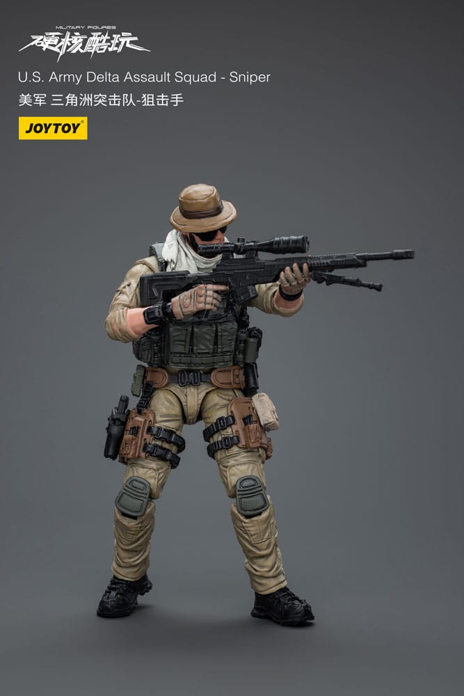 Hardcore Coldplay Actionfigur 1/18 U.S. Army Delta Assault Squad Sniper 11 cm