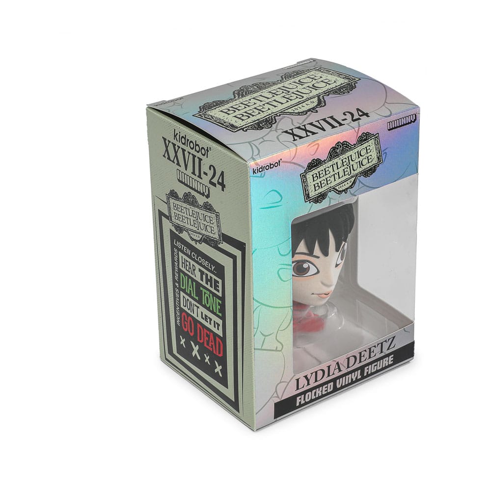 Beetlejuice Beetlejuice Bhunny Flocked Vinyl Figur Lydia Wedding 10 cm