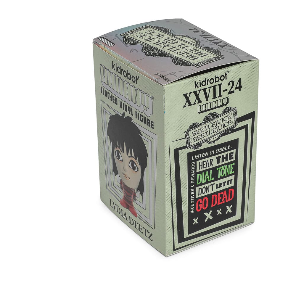 Beetlejuice Beetlejuice Bhunny Flocked Vinyl Figur Lydia Wedding 10 cm