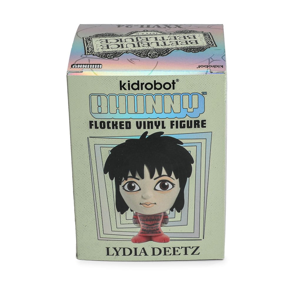 Beetlejuice Beetlejuice Bhunny Flocked Vinyl Figur Lydia Wedding 10 cm