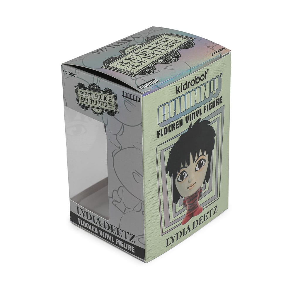 Beetlejuice Beetlejuice Bhunny Flocked Vinyl Figur Lydia Wedding 10 cm