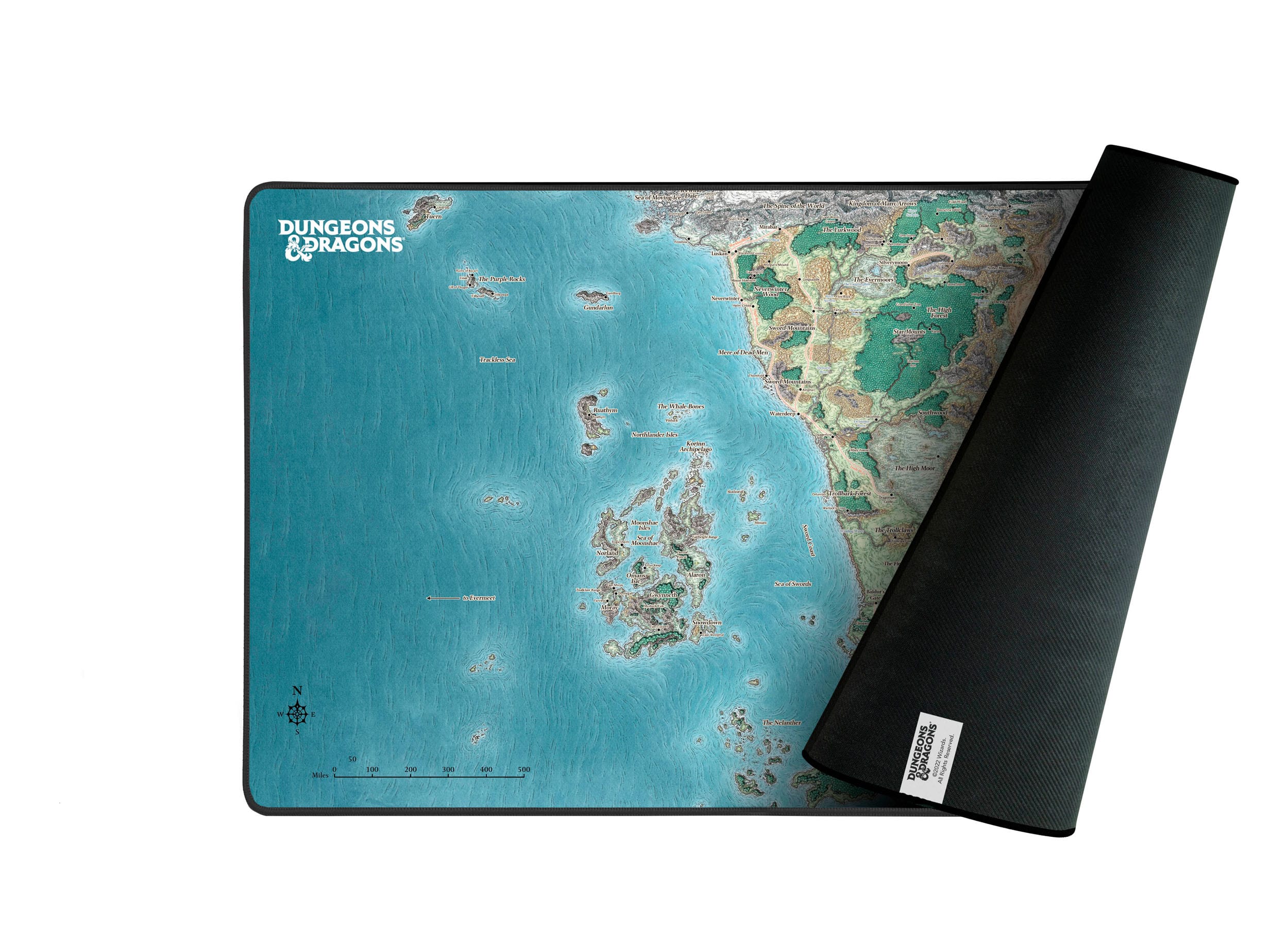 Dungeons & Dragons XL Mousepad Faerun Map
